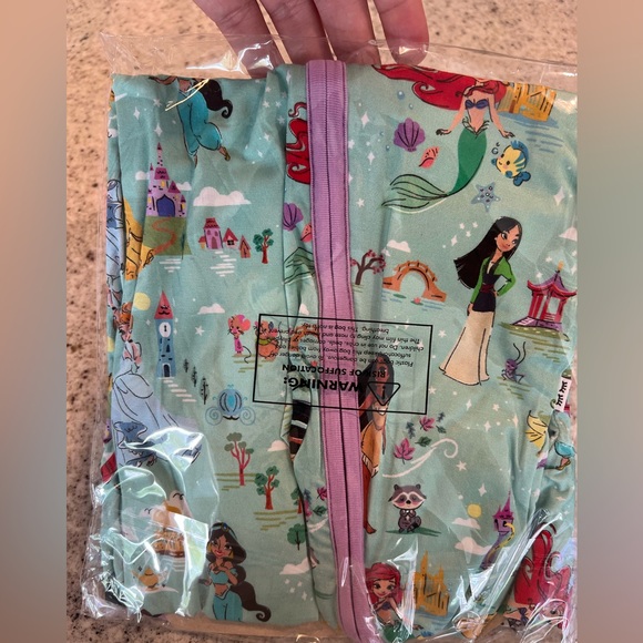 NWT! Little Sleepies x Disney Princess Dreams 6-12 months - Picture 4 of 5